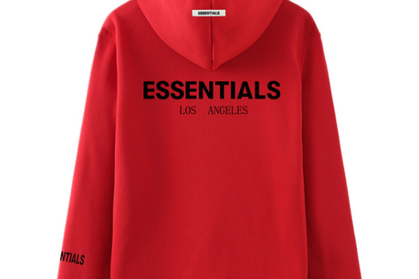 Essentials Los Angeles Hoodie-Red