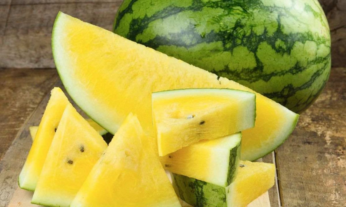 Yellow Watermelon Has Many Health Benefits.