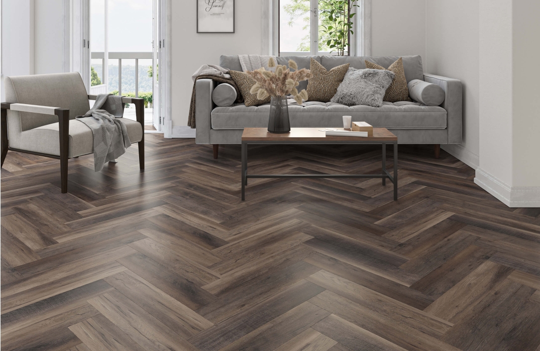 Herringbone flooring in Dubai