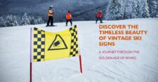 Artistry Behind Vintage Ski Signs