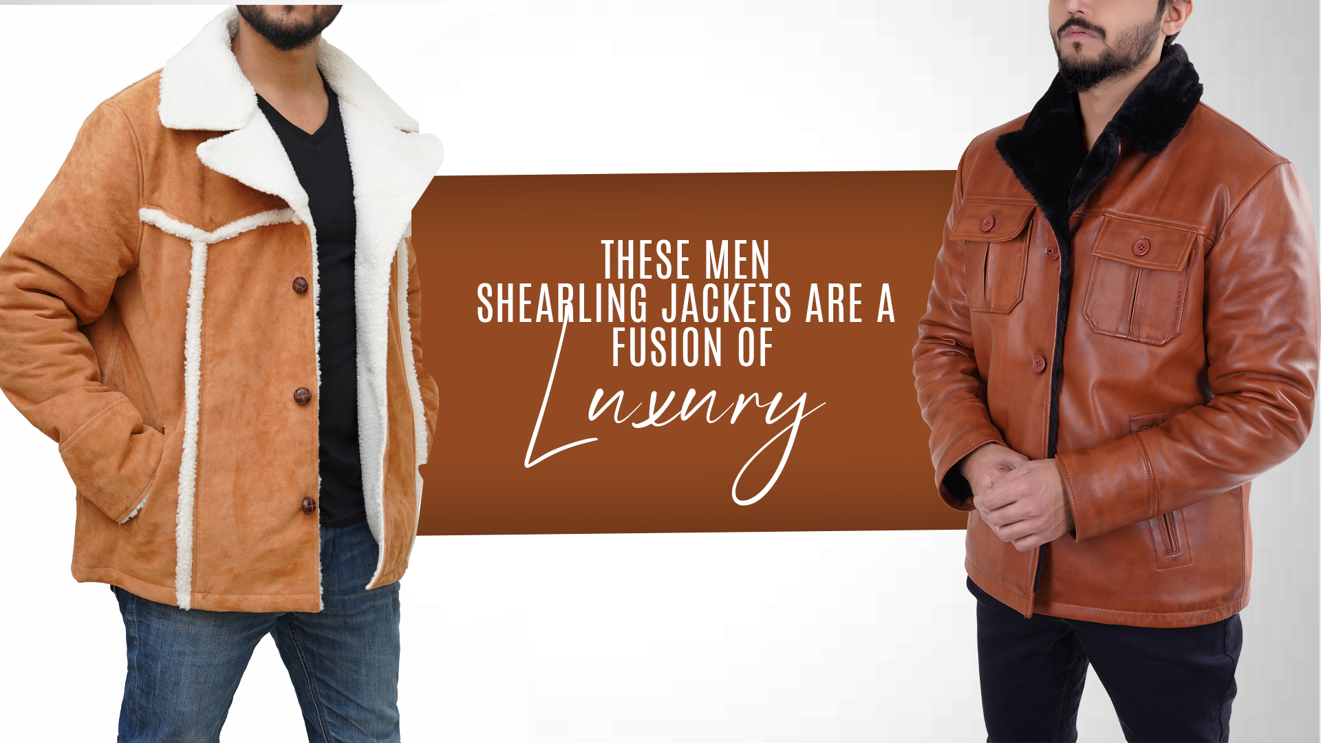 These Men Shearling Jackets are a fusion of Luxury
