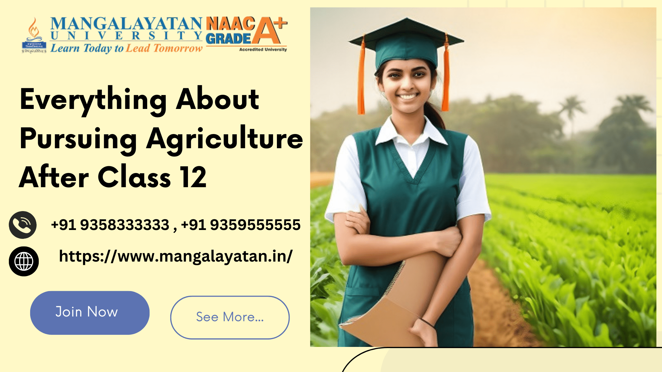 BSc agricultural course