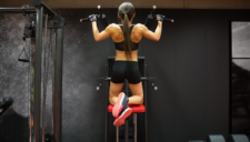 free standing pull up bar